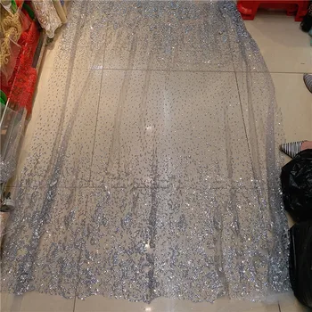 Pretty design glued Glitter Fabric yaking-358 Shinning glitter for Party or wedding Dress
Pretty design glued Glitter Fabric yaking-358 Shinning glitter for Party or wedding Dress