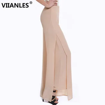 VIIANLES Side Split Pants High Quality Women Wide Leg Pants Ladies Elegant Office Trousers Double Layer Long Plus Size Pant 4XL
VIIANLES Side Split Pants High Quality Women Wide Leg Pants Ladies Elegant Office Trousers Double Layer Long Plus Size Pant 4XL