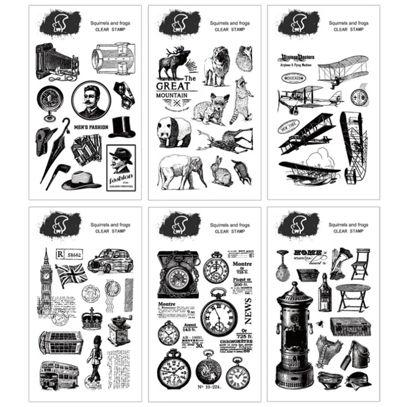 Vintage gentleman clock transparent silicone clear stamp for scrapbooking DIY craft decoration stamp kids stationery
Vintage gentleman clock transparent silicone clear stamp for scrapbooking DIY craft decoration stamp kids stationery