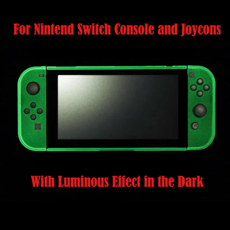 Transparent Protective Hard Luminous Shell Case for Nintend Switch Console and Joy Con Grips
Transparent Protective Hard Luminous Shell Case for Nintend Switch Console and Joy Con Grips