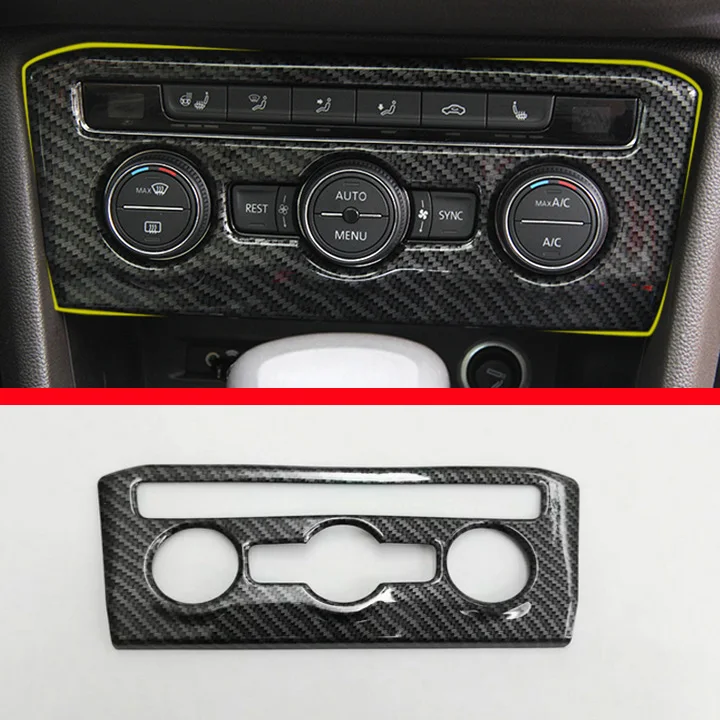 Carbon fiber Style Air-condition Switch Around Cover Trim For Volkswagen VW TIGUAN L 2017 2018 Car Accessories Stickers
Carbon fiber Style Air-condition Switch Around Cover Trim For Volkswagen VW TIGUAN L 2017 2018 Car Accessories Stickers