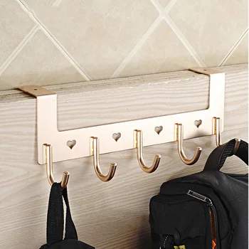 Houmaid Bathroom Hardware Space Aluminum Originality Hanging On Door Robe Hooks Shower Room Towel Bags Hooks
Houmaid Bathroom Hardware Space Aluminum Originality Hanging On Door Robe Hooks Shower Room Towel Bags Hooks