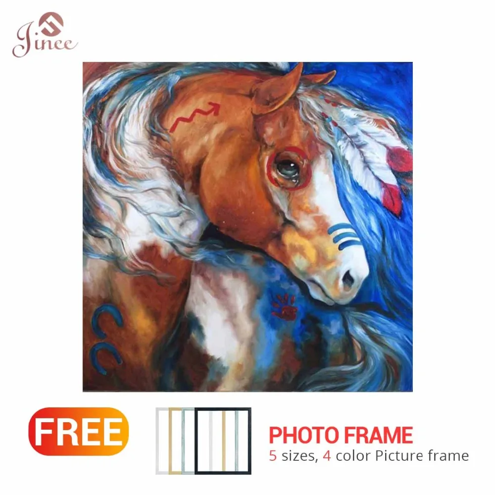 Full Square/Round Drill 5D DIY Diamond Painting "Animal Horse" 3D Embroidery Cross Stitch 5D Decor Gift Wall Room Sticker
Full Square/Round Drill 5D DIY Diamond Painting "Animal Horse" 3D Embroidery Cross Stitch 5D Decor Gift Wall Room Sticker