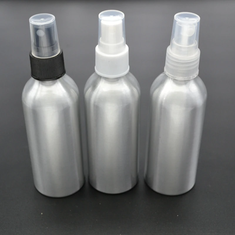 Фото Пустая Алюминиевая Бутылка для духов 20 шт. косметические бутылки с жидкостью
