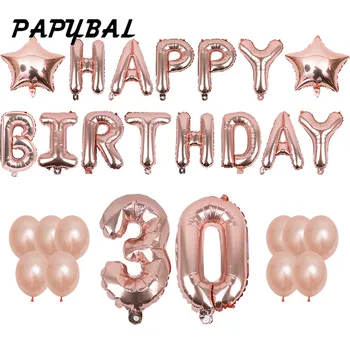 Rose Gold Balloons Foil Champagne 1th 18th 21th 30th 40th 50th Number Ball Happy Birthday Party Decorations Adult Party Supplie
Rose Gold Balloons Foil Champagne 1th 18th 21th 30th 40th 50th Number Ball Happy Birthday Party Decorations Adult Party Supplie