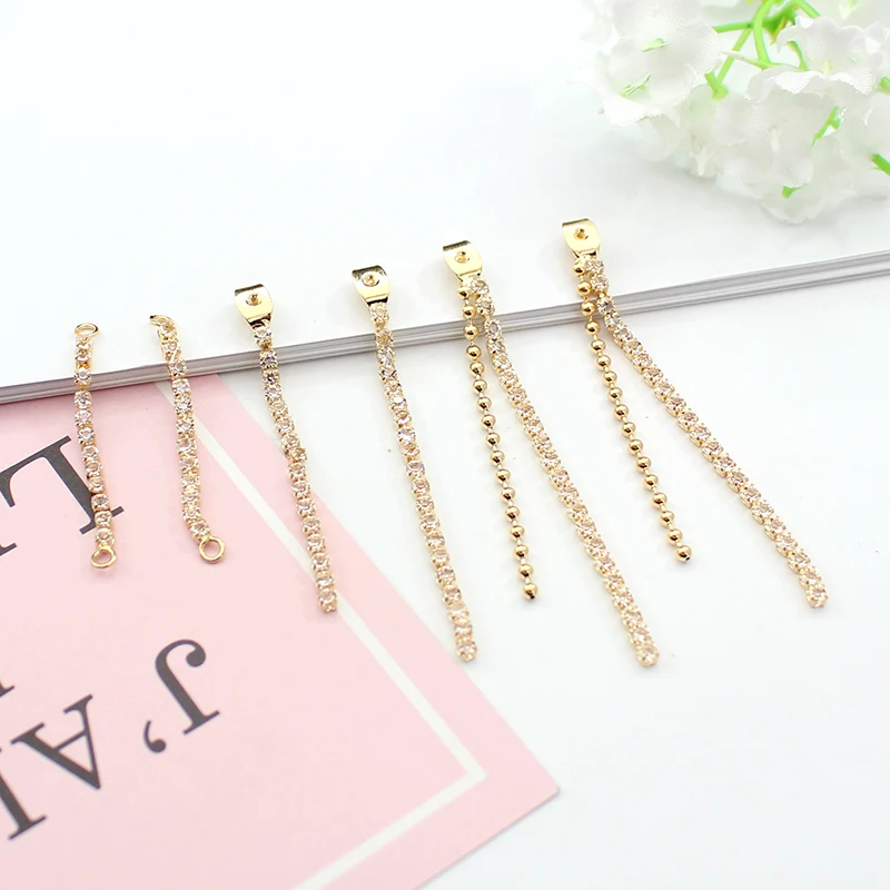4PCS Gold Ear Back Stoppers, Earring back with Chain, Butterfly ear plug with Rhinestone,Diy Jewelry Accessories
4PCS Gold Ear Back Stoppers, Earring back with Chain, Butterfly ear plug with Rhinestone,Diy Jewelry Accessories