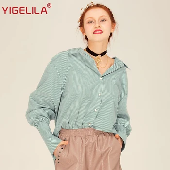 YIGELILA 2019 Latest New Women Shirt Spring Fashion V-neck Cotton Lantern Sleeve Striped Plus Shirt 7431
YIGELILA 2019 Latest New Women Shirt Spring Fashion V-neck Cotton Lantern Sleeve Striped Plus Shirt 7431