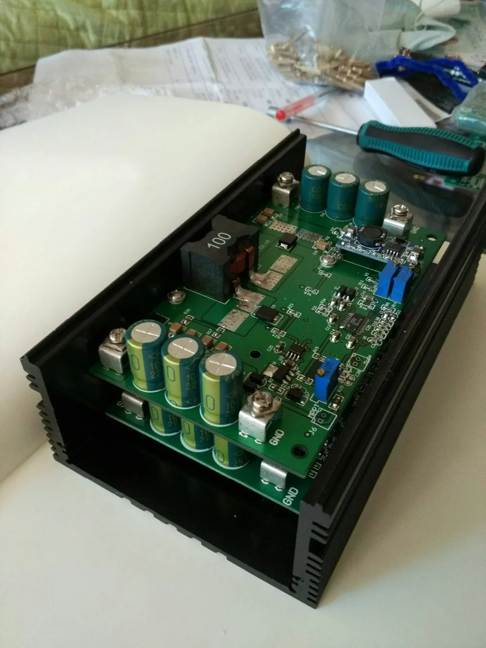 1000W MPPT Solar-Controller LT8490 Single Chip Intelligent Control Double Board Parallel Connection
1000W MPPT Solar-Controller LT8490 Single Chip Intelligent Control Double Board Parallel Connection