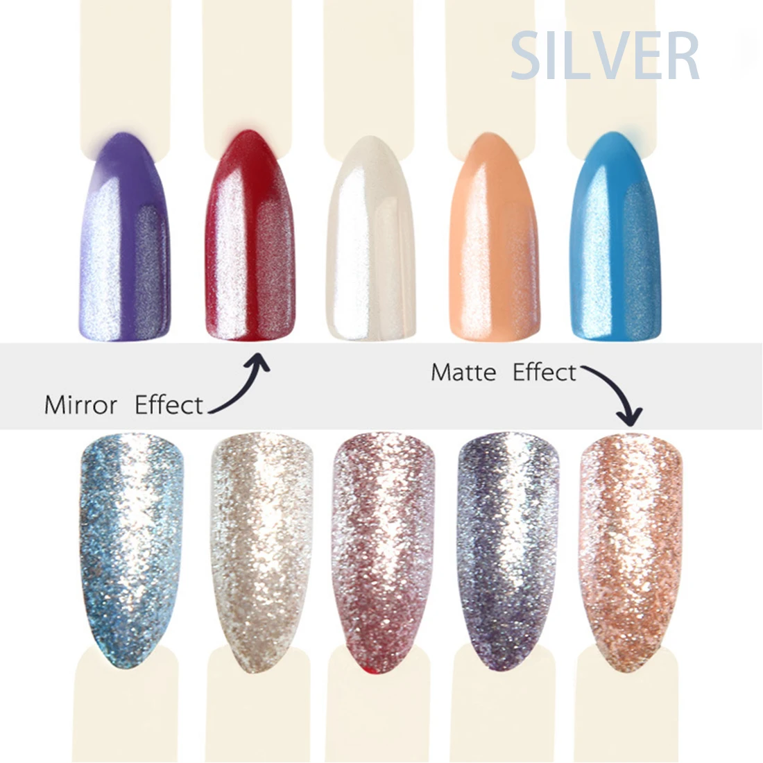 Pearlescent Nail Art Glitter Pigment DIY Nail Decoration Shimmer Pearl Mermaid Powder Silver Gold Pearl Super Fine Dust Diamond
Pearlescent Nail Art Glitter Pigment DIY Nail Decoration Shimmer Pearl Mermaid Powder Silver Gold Pearl Super Fine Dust Diamond
