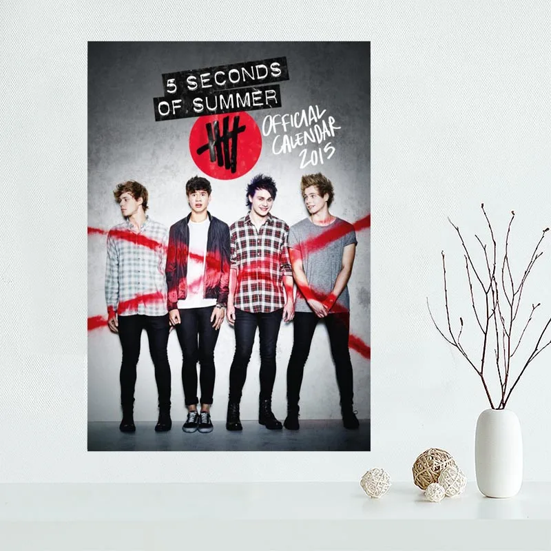 Mondern Custom 5 Seconds of Summer Canvas Painting Poster Cloth Silk Fabric Wall Art Poster for Fashion Home Decor
Mondern Custom 5 Seconds of Summer Canvas Painting Poster Cloth Silk Fabric Wall Art Poster for Fashion Home Decor