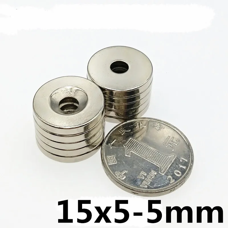 10 pcs 15 x 5 mm Hole 5 mm Super Strong Ring Loop Countersunk Magnet Rare Earth Neo Neodymium Magnets Cylinder 4mm
10 pcs 15 x 5 mm Hole 5 mm Super Strong Ring Loop Countersunk Magnet Rare Earth Neo Neodymium Magnets Cylinder 4mm