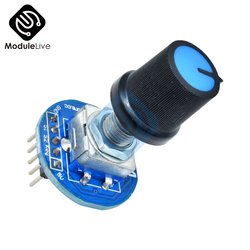 Rotating Potentiometer Knob Cap Digital Control Module Board Rotary Encoder Control Controller Switch 5V Diy Kit Electronic PCB
Rotating Potentiometer Knob Cap Digital Control Module Board Rotary Encoder Control Controller Switch 5V Diy Kit Electronic PCB