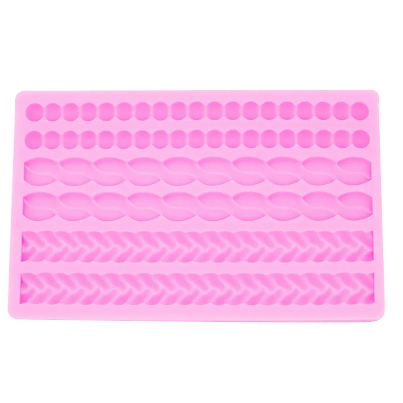 Candy cake silicone mold Pearl twist braided belt rim molding candy cake mold 19-123
Candy cake silicone mold Pearl twist braided belt rim molding candy cake mold 19-123