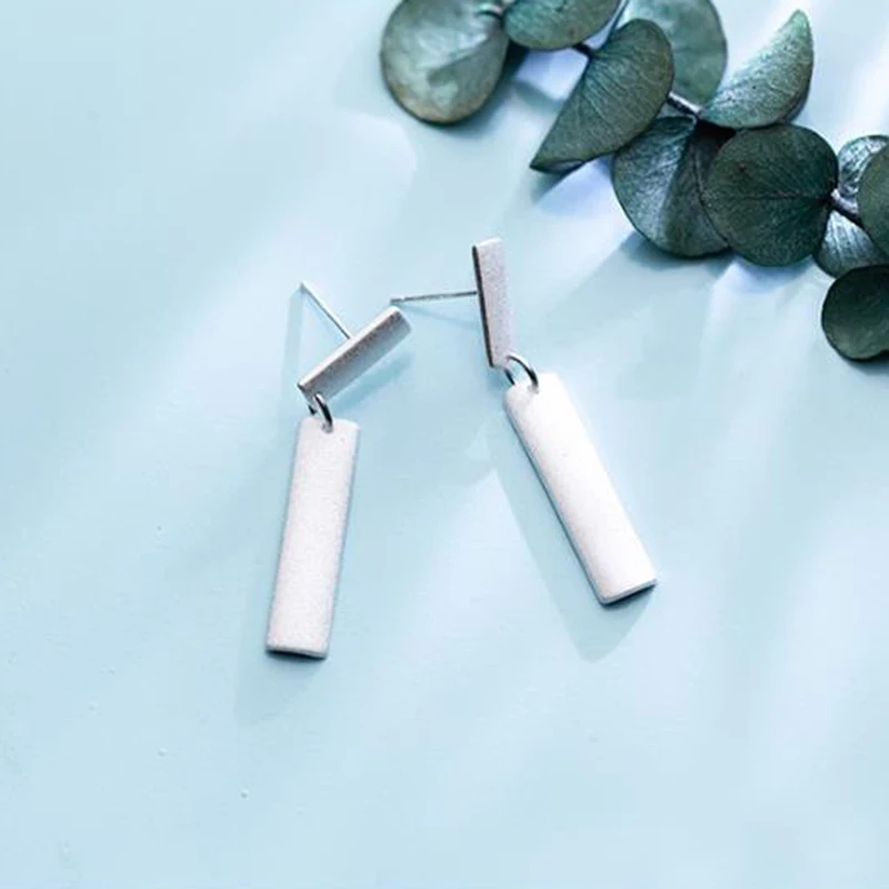 Long Bar Earrings 100% 925 Silver Jewelry Brincos Vintage Boho Pendientes Minimalism Charm Gift Earrings for Women Oorbellen
Long Bar Earrings 100% 925 Silver Jewelry Brincos Vintage Boho Pendientes Minimalism Charm Gift Earrings for Women Oorbellen