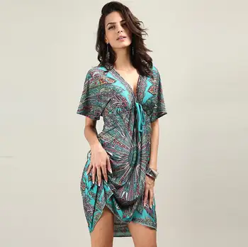 Apparel Accessories Vestidos Feminino Lady Sexy Deep V-neck Dresses Women Clothing One Piece Bohemia Mini Short Vogue Dress
Apparel Accessories Vestidos Feminino Lady Sexy Deep V-neck Dresses Women Clothing One Piece Bohemia Mini Short Vogue Dress