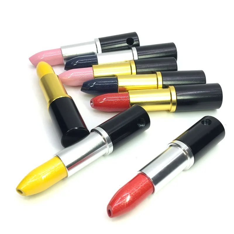 Lipstick shape mini portable metal pipe tobacco pipe vanilla creative fashion gift weed pipe tobacco pipe Combustion Piece Gift
Lipstick shape mini portable metal pipe tobacco pipe vanilla creative fashion gift weed pipe tobacco pipe Combustion Piece Gift