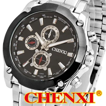 Chenxi Watches Men Luxury Brand Military Sports Watches Full Stainless Steel Wristwatches Fashion Waterproof Relogio Masculino
Chenxi Watches Men Luxury Brand Military Sports Watches Full Stainless Steel Wristwatches Fashion Waterproof Relogio Masculino