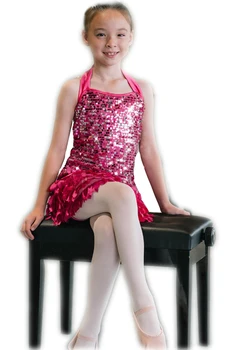 2018justaucorps The New Children's Female Latin Dance Skirt Sequined Halter Leaves Long Training Clothes And Modern Skirts 1886
2018justaucorps The New Children's Female Latin Dance Skirt Sequined Halter Leaves Long Training Clothes And Modern Skirts 1886
