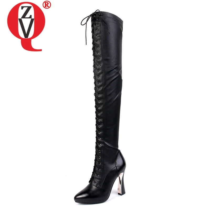 ZVQ woman shoes 2019 winter new fashion sexy pointed toe over knee boots outside super high heels cross-tied zip ladies shoes
ZVQ woman shoes 2019 winter new fashion sexy pointed toe over knee boots outside super high heels cross-tied zip ladies shoes