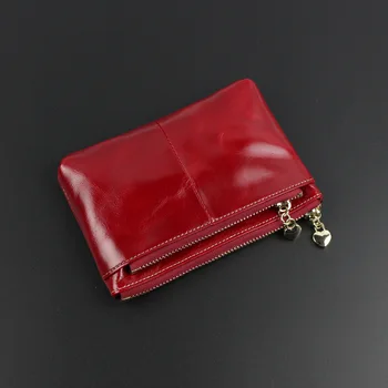 Ladies Real Leather Wallets Coin With Zipper Solid Women Wallet Genuine Cow Leather Small Luxury Brand Female Purse Fashion 2020
Ladies Real Leather Wallets Coin With Zipper Solid Women Wallet Genuine Cow Leather Small Luxury Brand Female Purse Fashion 2020