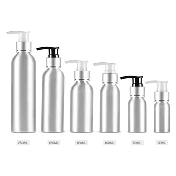 300pcs/lot 30/50/100/120/150/250ml Aluminum bottle, Empty cosmetics hand lotion pump Container, shampoo lotion pump Bottles
300pcs/lot 30/50/100/120/150/250ml Aluminum bottle, Empty cosmetics hand lotion pump Container, shampoo lotion pump Bottles