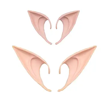 One Pair Fake Halloween Party Cosplay Anime Carnival Ears Elves Fairies Vampire Fantasy Latex Soft Pointed Ears Props 2 Sizes
One Pair Fake Halloween Party Cosplay Anime Carnival Ears Elves Fairies Vampire Fantasy Latex Soft Pointed Ears Props 2 Sizes