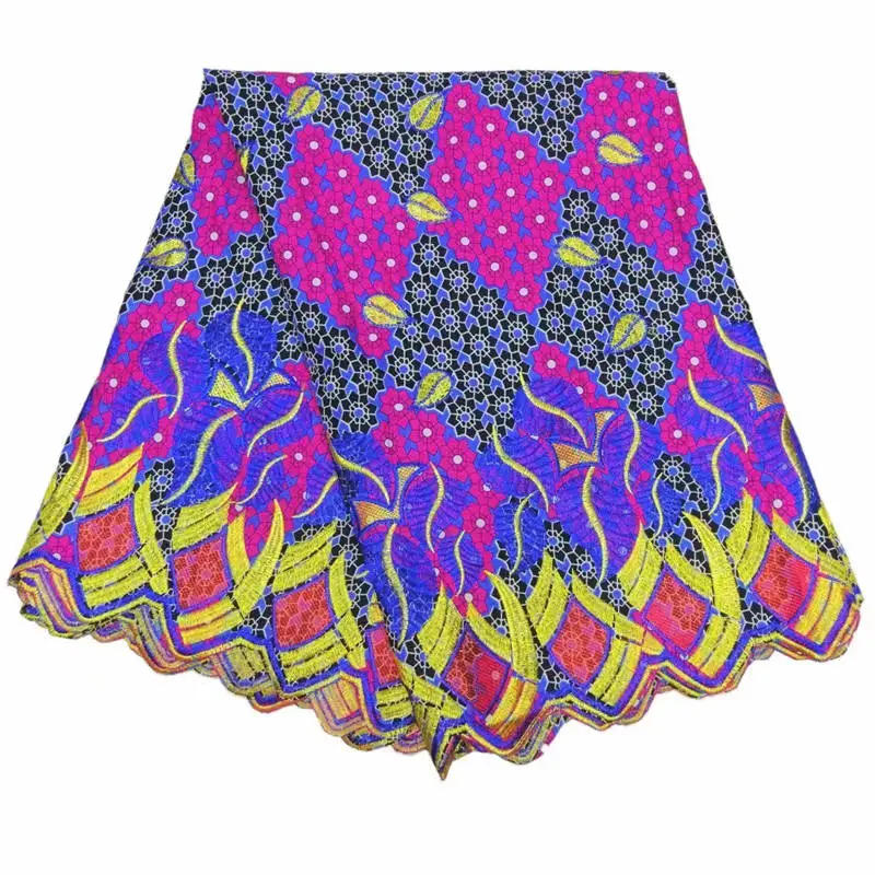 SMT!Latest Style African Wax Lace Fabric Multi color Design Nigerian Embroidery Lace Ankara Wax Fabric For Woman Party ! L42515
SMT!Latest Style African Wax Lace Fabric Multi color Design Nigerian Embroidery Lace Ankara Wax Fabric For Woman Party ! L42515