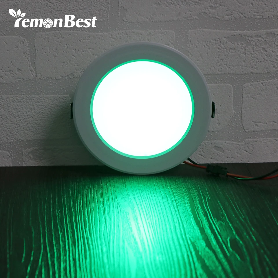 Lemonbest 5W 10W Round RGB LED Panel Light Concealed Recessed Ceiling Lamp Downlight AC 85-265V FOR Home Office Decoration
Lemonbest 5W 10W Round RGB LED Panel Light Concealed Recessed Ceiling Lamp Downlight AC 85-265V FOR Home Office Decoration