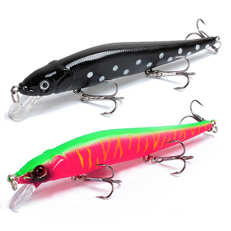 1PCS Minnow Fishing Lure 11.5cm 13.9g Floating Artificial Hard Bait Bass Wobblers Lures Crankbait Pike Treble Hooks Tackle 
1PCS Minnow Fishing Lure 11.5cm 13.9g Floating Artificial Hard Bait Bass Wobblers Lures Crankbait Pike Treble Hooks Tackle