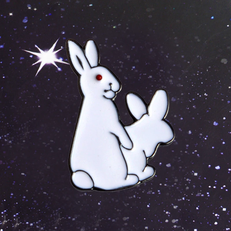 Creative Cartoon Funny Evil 2 White FR2 Rabbits Brooch Denim coat Pin Buckle Shirt Badge Gift for Clothing Accessories
Creative Cartoon Funny Evil 2 White FR2 Rabbits Brooch Denim coat Pin Buckle Shirt Badge Gift for Clothing Accessories