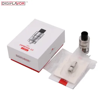 Original Digiflavor Espresso 22 Sub Ohm Tank 2ml Rebuildable Electronic Cigarette Atomizer for the Box Mod Vape
Original Digiflavor Espresso 22 Sub Ohm Tank 2ml Rebuildable Electronic Cigarette Atomizer for the Box Mod Vape
