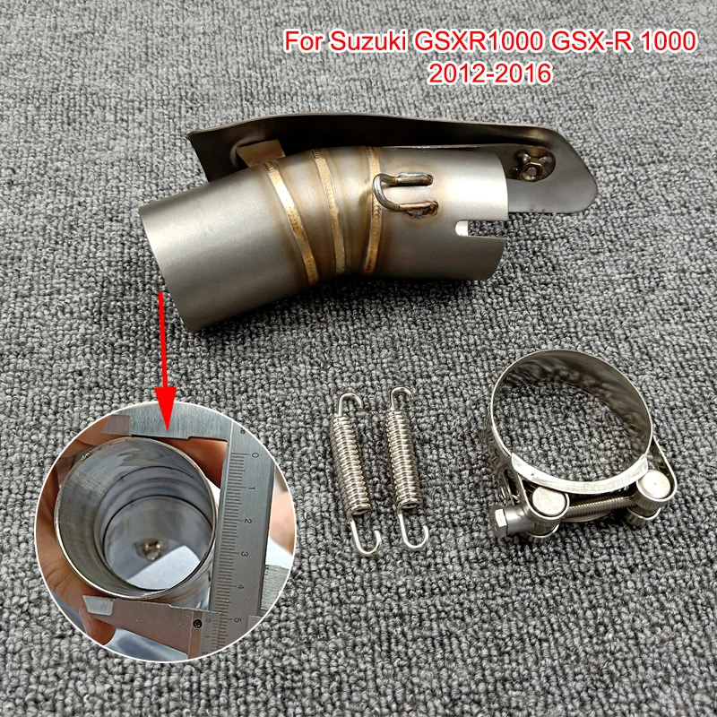 Motorcycle Muffler Exhaust System Middle Pipe Slip on For Suzuki GSXR1000 GSX-R 1000 2012 2013 2014 2015 2016 GSX R 1000 moto
Motorcycle Muffler Exhaust System Middle Pipe Slip on For Suzuki GSXR1000 GSX-R 1000 2012 2013 2014 2015 2016 GSX R 1000 moto