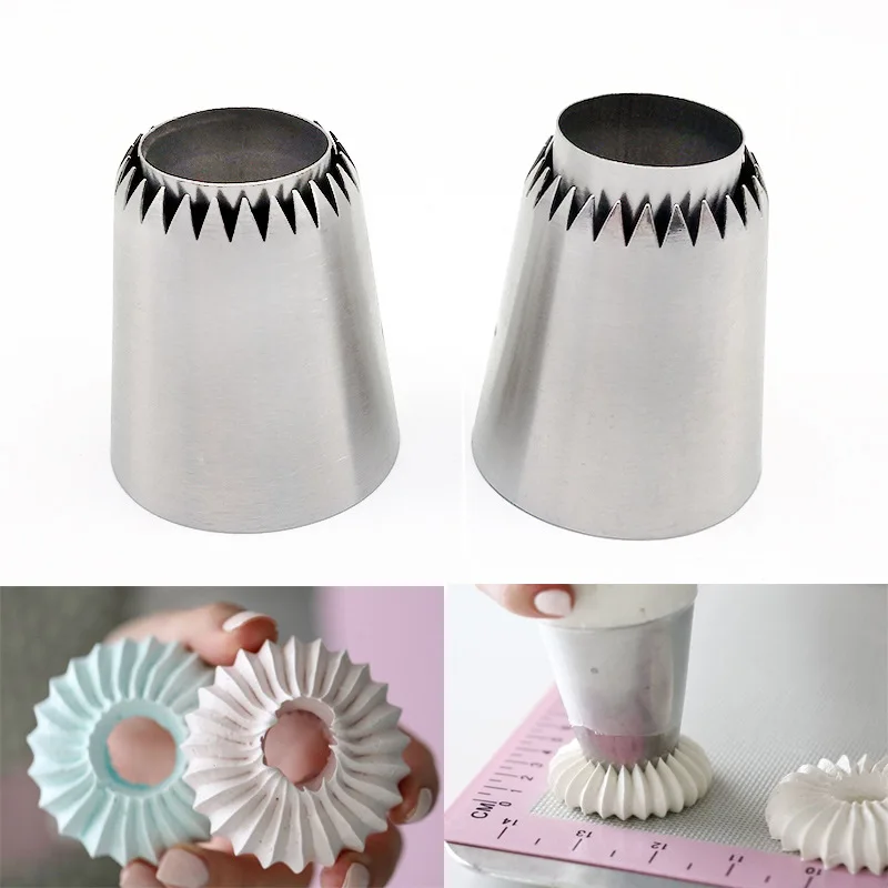 1PC Sulta Ne Ring Cookies Mold Icing Piping Nozzle Sultan tube Stainless Steel Russian Cake Pastry Tips Dessert Decor DIY LB 370
1PC Sulta Ne Ring Cookies Mold Icing Piping Nozzle Sultan tube Stainless Steel Russian Cake Pastry Tips Dessert Decor DIY LB 370