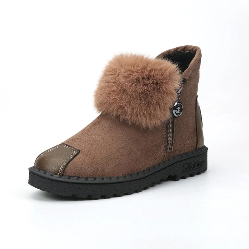 HEE GRAND Women Warm Ankle Boots Faux Fur Winter Fashion Boots Slip-on Waterproof Female Warm Fur Footwear Shoes Booten XWX7156
HEE GRAND Women Warm Ankle Boots Faux Fur Winter Fashion Boots Slip-on Waterproof Female Warm Fur Footwear Shoes Booten XWX7156