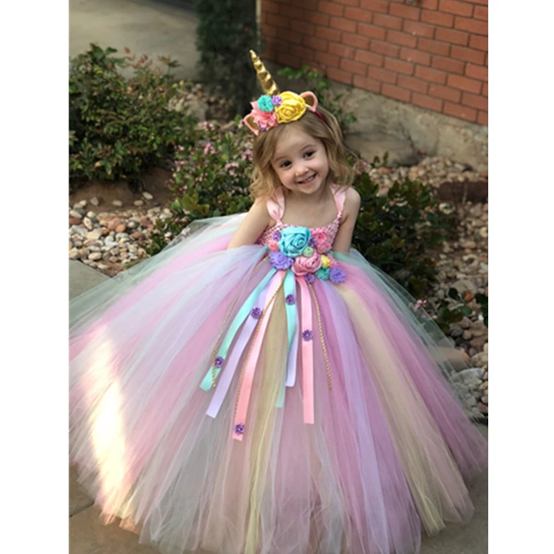 2019 Girls Unicorn Costume tutu Dresses Gentle Elegant Summer Dress for 2 3 4 5 6 7 8 9 10 11 Y Birthday Party Ceremony Wedding
2019 Girls Unicorn Costume tutu Dresses Gentle Elegant Summer Dress for 2 3 4 5 6 7 8 9 10 11 Y Birthday Party Ceremony Wedding