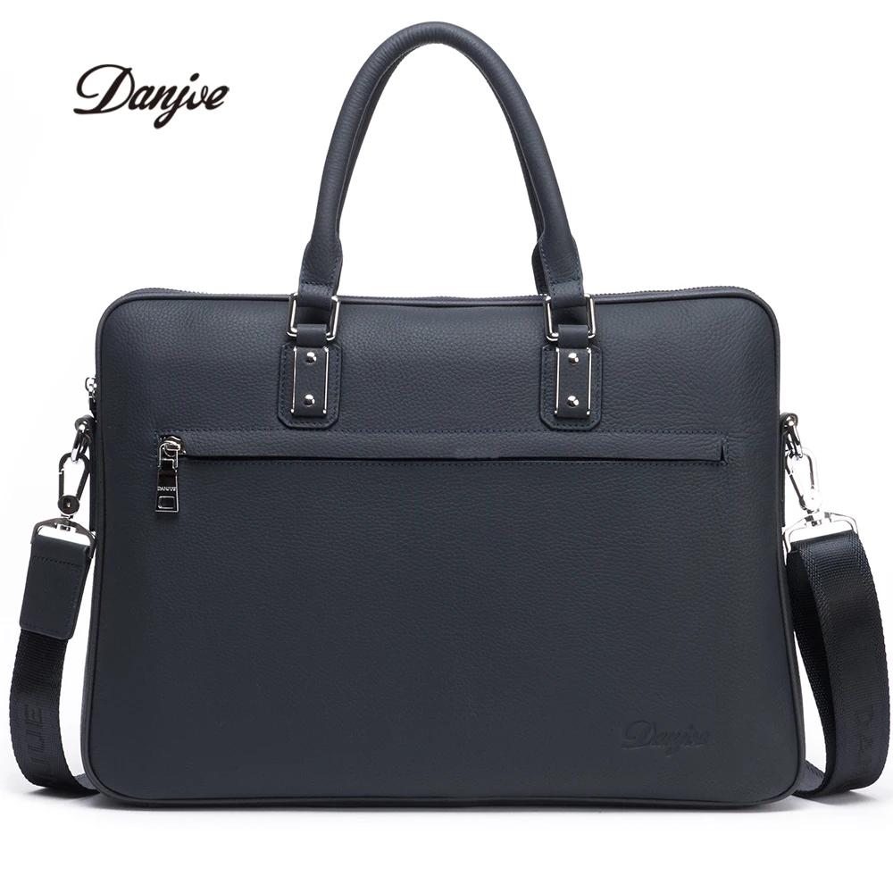 DANJUE Genuine Leather Men Briefcase Fashion Solid Luxury Handbag High Quality Business Man Laptop Bag Brand Shoulder Bag
DANJUE Genuine Leather Men Briefcase Fashion Solid Luxury Handbag High Quality Business Man Laptop Bag Brand Shoulder Bag