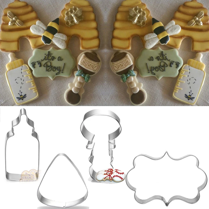 1pcs patisserie reposteria Cartoon Bee Mold Metal Cookie Cutter Fondant Cake Decor Tools Cupcake Toppers Paste Gum Biscuit Mould
1pcs patisserie reposteria Cartoon Bee Mold Metal Cookie Cutter Fondant Cake Decor Tools Cupcake Toppers Paste Gum Biscuit Mould