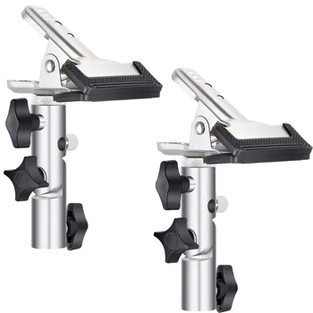 Neewer 2-Pack Heavy Duty Metal Spring Clamp Holder with 5/8 inches Stud, Max. 1.96 inches/5 centimeters Open for Photo Studio
Neewer 2-Pack Heavy Duty Metal Spring Clamp Holder with 5/8 inches Stud, Max. 1.96 inches/5 centimeters Open for Photo Studio