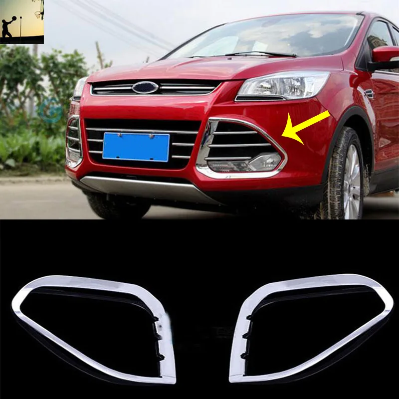 car-styling ABS chrome front rear fog lamps cover trim For ford kuga escape maverick 2012 2013 2014 2015 2016 car styling
car-styling ABS chrome front rear fog lamps cover trim For ford kuga escape maverick 2012 2013 2014 2015 2016 car styling