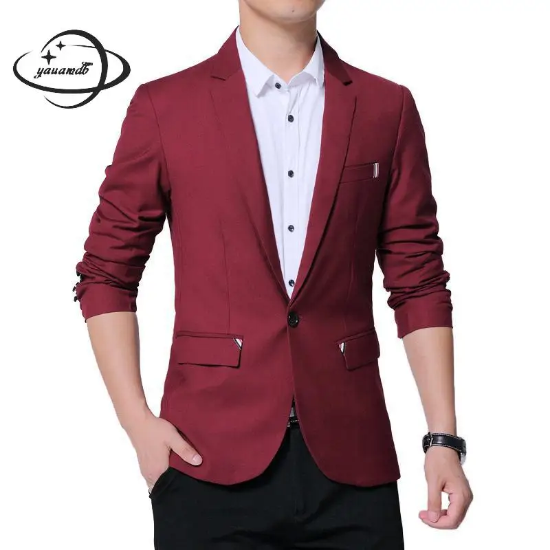 YAUAMDB men blazers spring autumn S-5XL male suit jackets pockets clothing solid single button slim man fashion clothes ly71
YAUAMDB men blazers spring autumn S-5XL male suit jackets pockets clothing solid single button slim man fashion clothes ly71