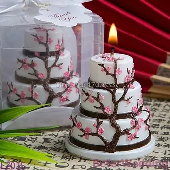100pcs Wholesale Cherry Blossom Design Cake Candle Wedding Favors DHL Fedex Free Shipping
100pcs Wholesale Cherry Blossom Design Cake Candle Wedding Favors DHL Fedex Free Shipping