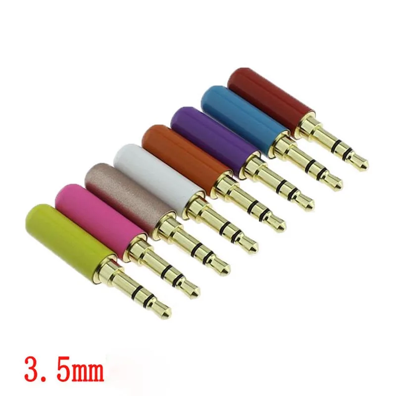 50pcs High Quality Audio Connector Jack 3.5mm Cable Adapter Headphone Plug 3.5MM Stereo Dual Channel | Компьютеры и офис