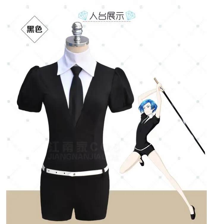 New Anime Land of the Lustrous cosplay Phosphophyllite/Cinnabar/Diamond cos Halloween party cosplay costume
New Anime Land of the Lustrous cosplay Phosphophyllite/Cinnabar/Diamond cos Halloween party cosplay costume