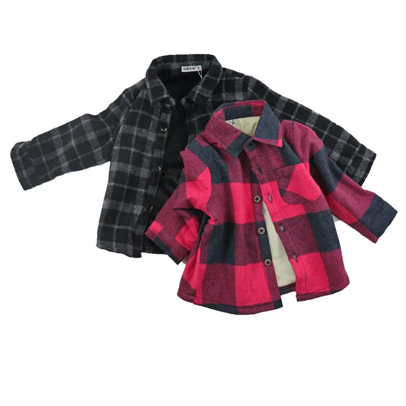 2018 Autumn and winter cotton plaid pattern Velvet Thicker Classic Scotland College style casual all-match shirt for cute boys
2018 Autumn and winter cotton plaid pattern Velvet Thicker Classic Scotland College style casual all-match shirt for cute boys