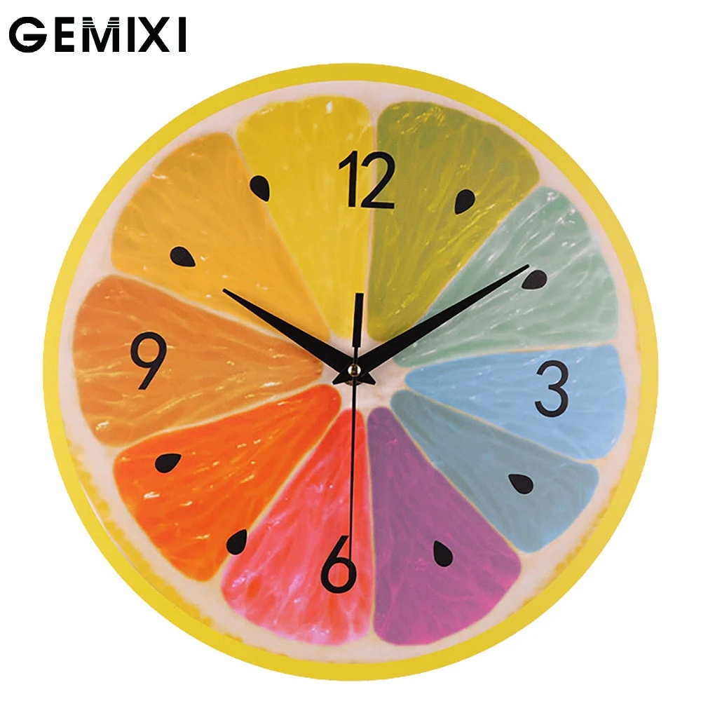 Colored lemon Design Funny Elegant Wall Clock Creative Wind Large Decorative Clocks Beautiful Color fruit Living Room 1O23
Colored lemon Design Funny Elegant Wall Clock Creative Wind Large Decorative Clocks Beautiful Color fruit Living Room 1O23