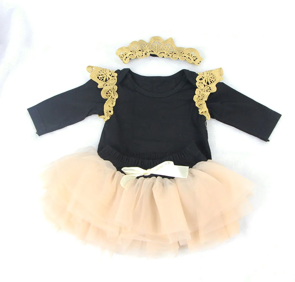 Fashion 55-57 cm Baby Clothes Baby Girls Dress For 2018 Summer Suit For 22-23 Inch Reborn Dolls Black Princess Clothings
Fashion 55-57 cm Baby Clothes Baby Girls Dress For 2018 Summer Suit For 22-23 Inch Reborn Dolls Black Princess Clothings