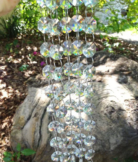 99 FT Free Shipping, Garland 14MM Acrylic Crystal Octagonal Beads Hanging Garland Strands, Wedding Party Decoration,
99 FT Free Shipping, Garland 14MM Acrylic Crystal Octagonal Beads Hanging Garland Strands, Wedding Party Decoration,