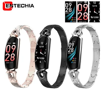 Smart Watch Women 2019 Waterproof Blood Pressure Heart Rate Monitoring Bluetooth for Android IOS Fitness Bracelet Smartwatch
Smart Watch Women 2019 Waterproof Blood Pressure Heart Rate Monitoring Bluetooth for Android IOS Fitness Bracelet Smartwatch