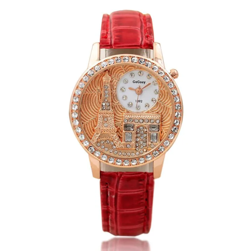 TZ#502 Fashion Tower pattern Color Strap Digital Dial Leather Band Quartz Analog Wrist Watches Free Shipping
TZ#502 Fashion Tower pattern Color Strap Digital Dial Leather Band Quartz Analog Wrist Watches Free Shipping