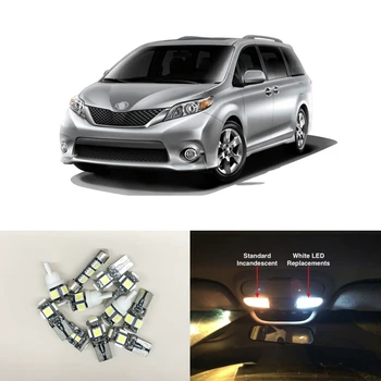 Direct Fit For Toyota Sienna 2004-2011 White Interior Lighting Led Package Replacement Bulbs Kit For Map Dome Step/Courtesy Lamp
Direct Fit For Toyota Sienna 2004-2011 White Interior Lighting Led Package Replacement Bulbs Kit For Map Dome Step/Courtesy Lamp